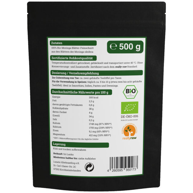 Moringa Oleifera Tee 500 g