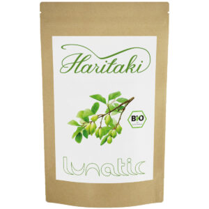 Haritaki Pulver im Standbodenbeutel 250 bis 500 g