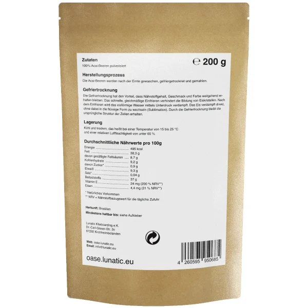 Acaipulver 200 g Acaipulver 200 g