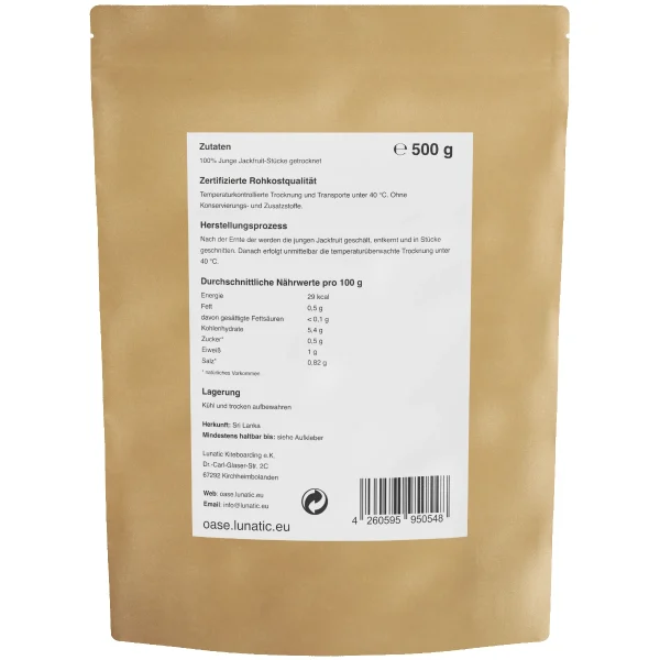 Jackfruit-Fleisch jung - Rohkost-Qualität